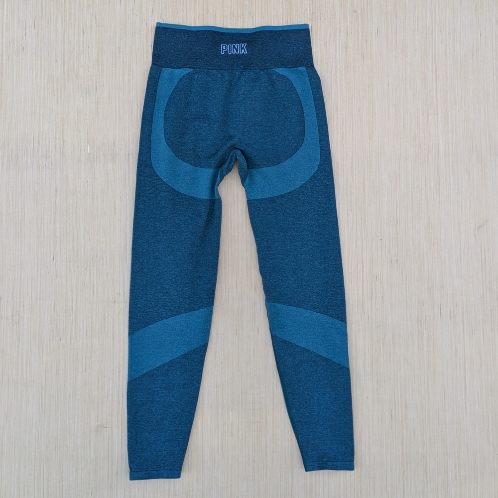 Pink Victoria's Secret Seamless Leggings Green Activewear‎ Gym Women's Medium